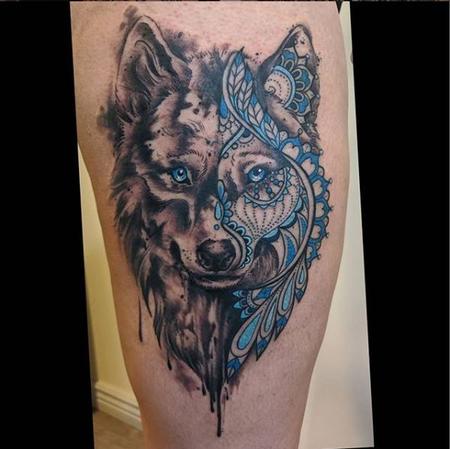 Bonnie Seeley - Bonnie Seeley Geometric Wolf